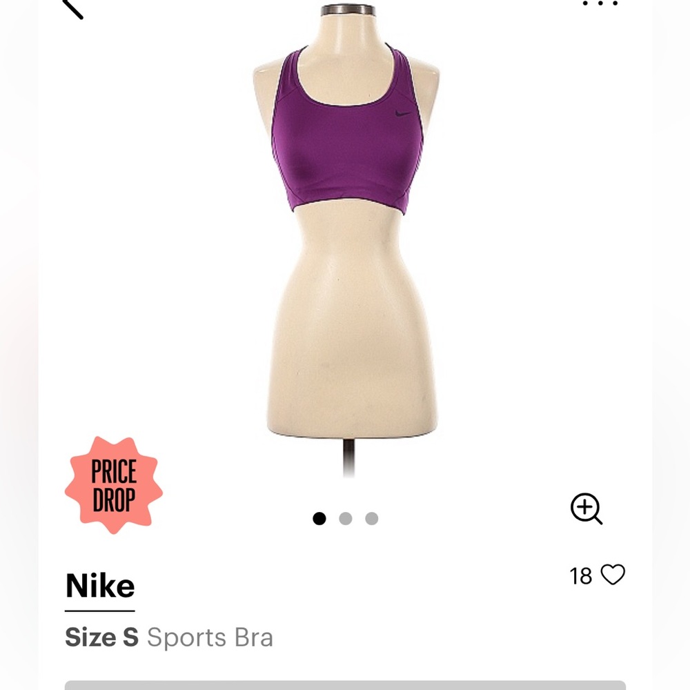 Nike dry fit sports bra